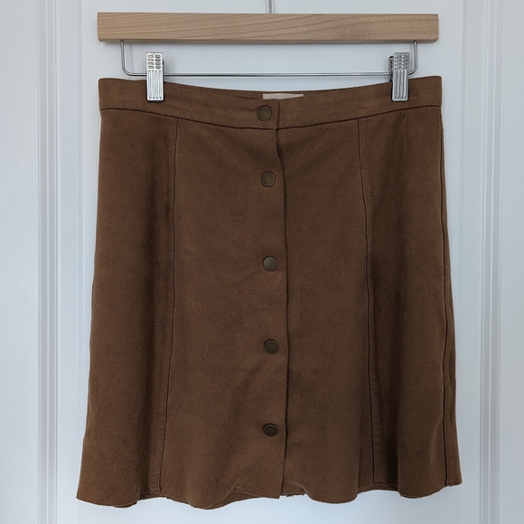 Wilfrid suede skirt - Picture 3 of 10